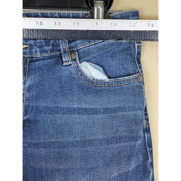 Buffalo David Bitton Skinny Jeans Womens 8 Mid Rise Stretch Regular Fit Blue - Picture 6 of 12